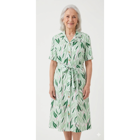 Robe manches courtes
