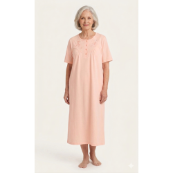 Chemise de nuit manches courtes